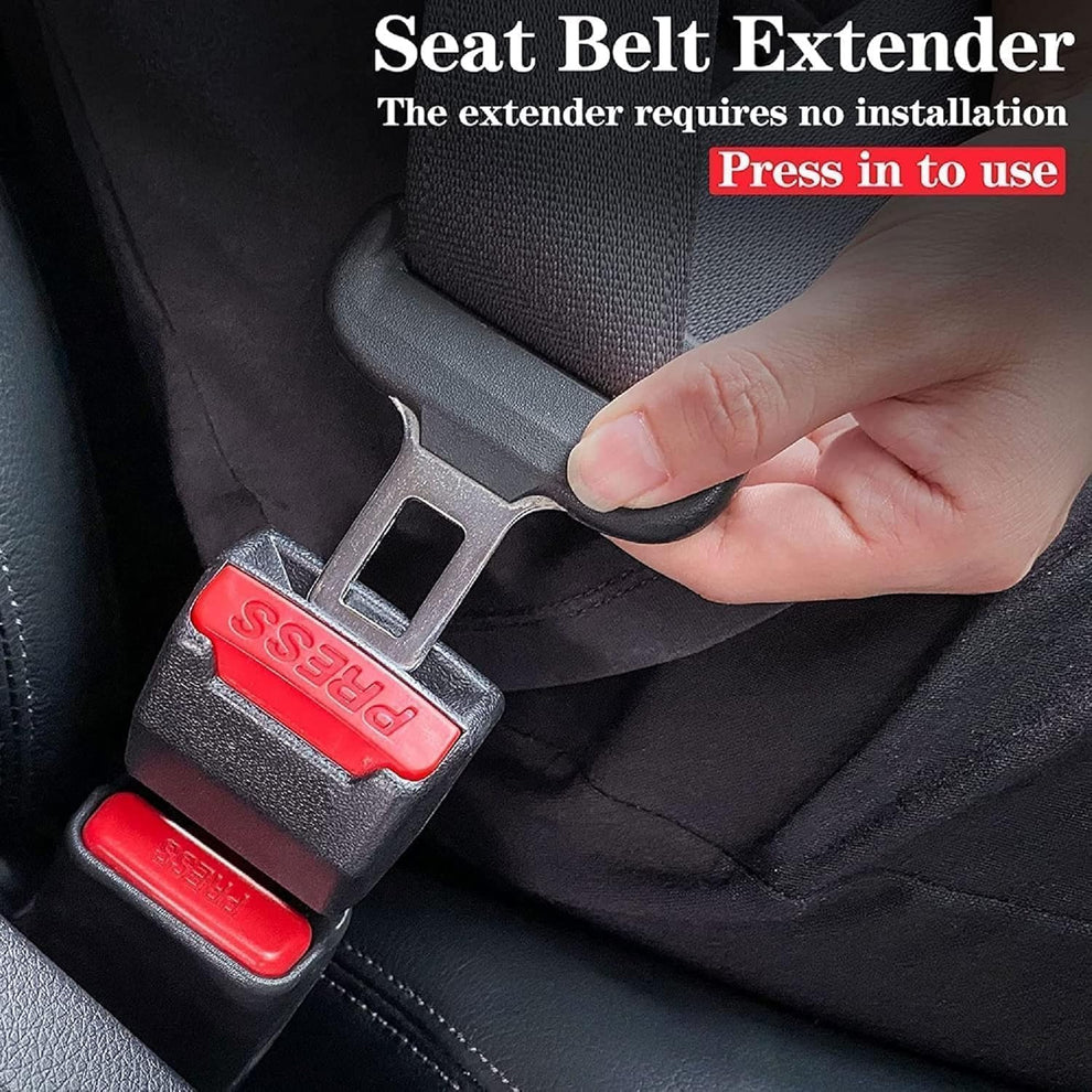 Seat Belt Prevents Buckle from Falling Between Seats 2-Pack